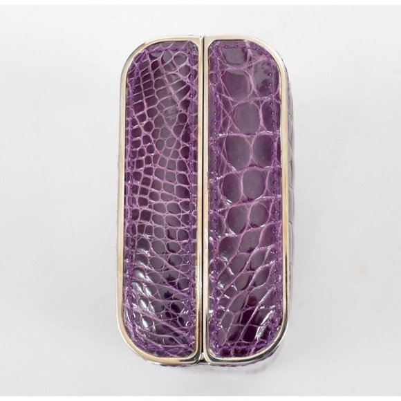 New Ralph Lauren Purple Label Collection bag real alligator clutch shoulder 12k - Picture 8 of 13